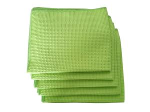 Quality Microfiber Kitchen Tableware Cloth Light Waffle Woven Clean Kitchen Dishcloth wholesale
