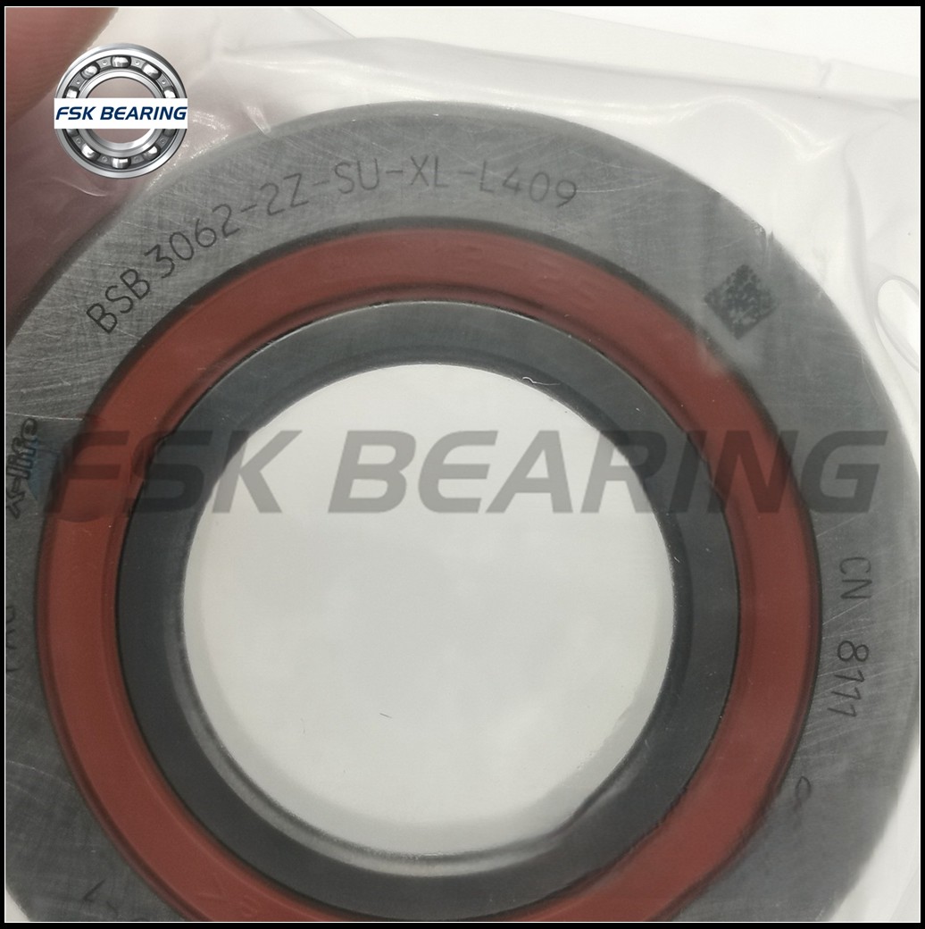 High Quality BSB3062-2Z-SU-XL Angular Contact Thrust Ball Bearings ID 30mm OD 62mm Plastic Cage