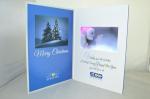 CMYK Printed LCD Video Greeting Card , Built - In Li Battery Video Mailer Card