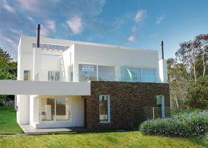 Quality Two Story Modular Homes Prefab Villa Steel Frame House With Beautiful Decoration wholesale