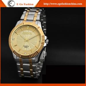 Quality Gold Plate Golden Watch Fashion Jewelry Watch Luxury Watches Man Stainless Steel Watch Men wholesale