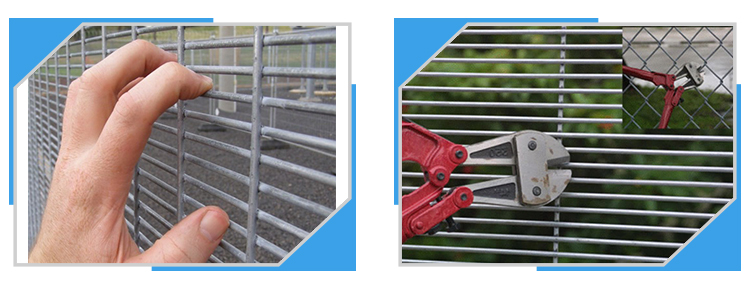 ISO 9001 358 High Security Fence For Powerstation Boundary Wall All RAL color