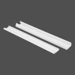 Electrical White PVC Horse Fence PVC Cable Trunking Wire Management