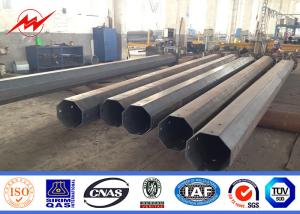 Quality 70ft Typed 69kv Steel Tubular Pole Tapered Galvanised Power Transmission line wholesale