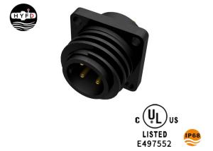 Quality 4 Pin Front Male 300V 6A Waterproof Panel Mount Connector wholesale