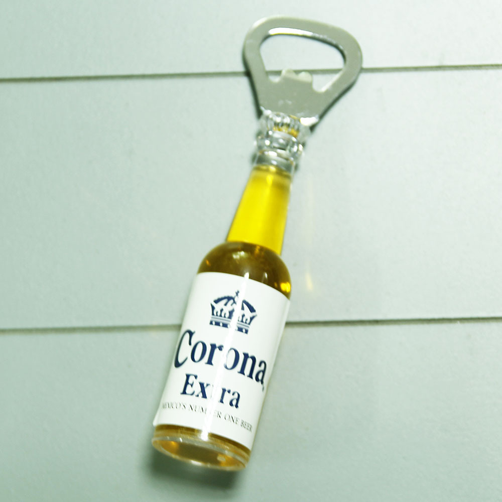Multifunction Bottle Shape Beer Opener Custom Logo Wall Mount Beer Fridge Magnet Opener