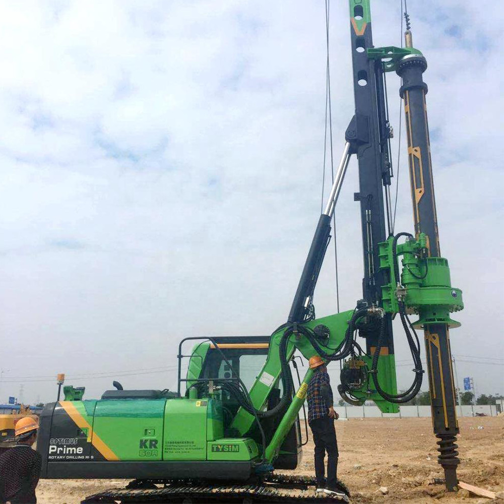 Single Drum 60T Multipurpose Drilling Rig 150rpm With 1000m Drilling Depth