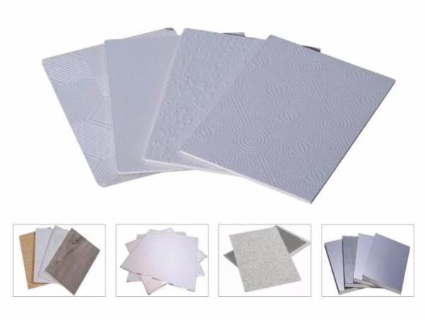 Waterproof Embossed Plasterboard Ceiling PVC Lamination Film 900kg/M3 Without
