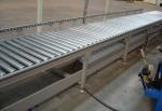 Galvanized Carbon Steel Roller Transfer Conveyor , Material Handling Conveyor