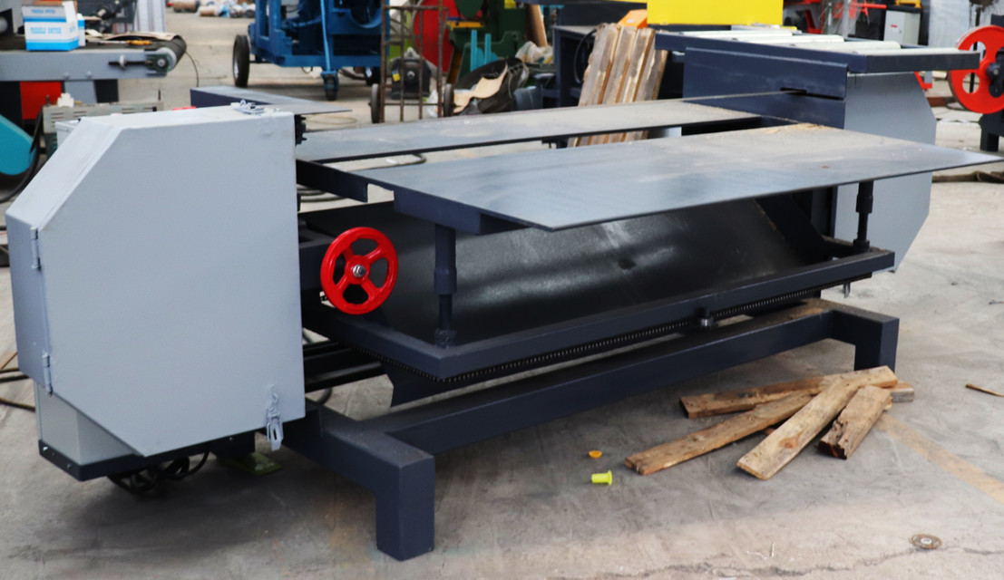 Electric Wood Pallet Dismantling Nail Cutting Machine, Pallet Dismantler Saw for sale