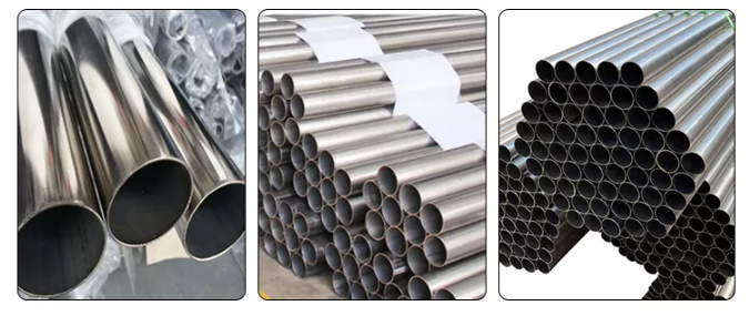 Welded Decorative Stainless Steel Pipe Tube Round SS SUS 201 304L 316 0.3mm