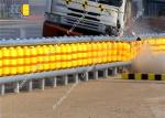 AASHTO M180 Yellow Roadside Crash Barriers Anti Crash Easily Assembled