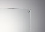 3mm Ultra Clear Tempered Glass panel with Holes Toughened Glass