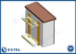 Galvanized Steel 14U SGCC Pole Mount Cabinet