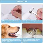 240V Dog Teeth Cleaning Ultrasonic Machine USB Ultrasonic Cleaner For Dogs Teeth