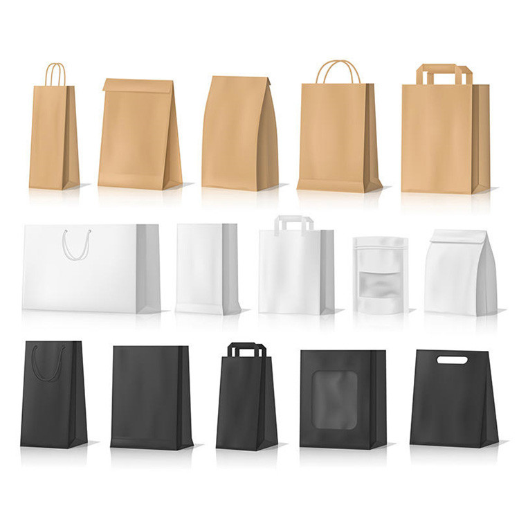 CMYK Glossy Kraft Paper Wine Bags Gift Wrapping Wine Bottle Bags Bulk