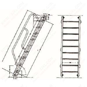 Quality Stainless Steel Inclined Ladder wholesale