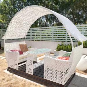 Quality Oem White Wicker Rocking Chair Courtyard Rattan Rocking Chair Outdoor wholesale