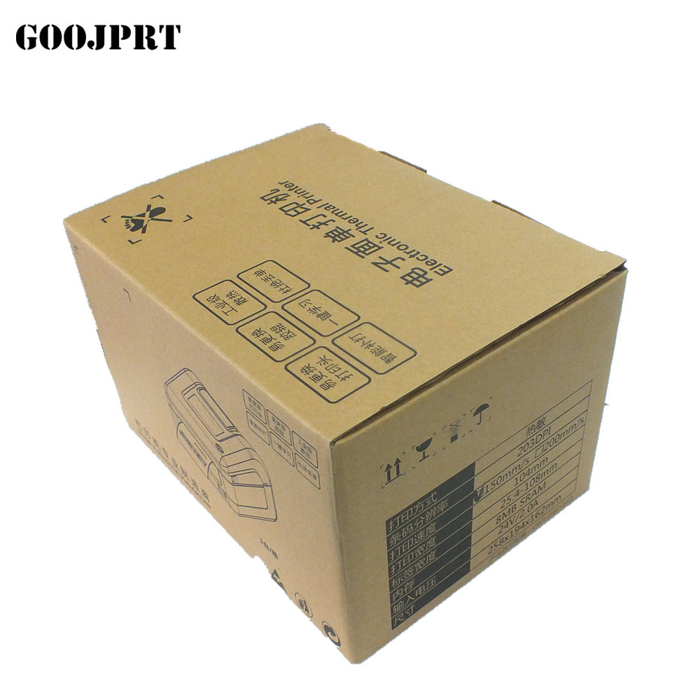 wholesale brand new thermal bar code QR code label printer high quality clothing tags supermarket price sticker printer