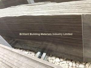 Quality Brown Wooden Veins Marble Semi-Slab(Vein Cut) wholesale