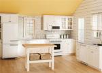 Waterproof MDF Kitchen Cupboards , DTC Hardware Wall Mounted Kitchen Cabinets