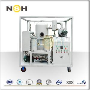 Quality Dielectric Strength Improve Mobile Oil Purifier , Small Size Oil Purification Systems wholesale