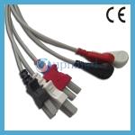 Spacelabs 3 lead wires ECG Cable ,grabber/snap