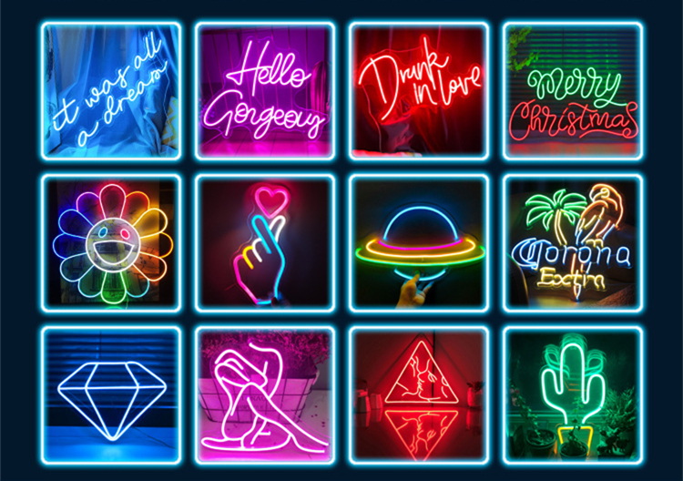 Dropshipping Neon Sign Custom Signs High Quality Acrylic The Neon light LED For Advertising Holiday Decoration