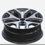 5 Hole ET42.5 Alloy Replica Car Rims 16X6.5/18X7 Black Rims For KIA Car