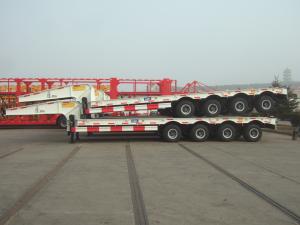 Quality 100ton Low loader semi trailer 4 axles wholesale