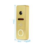 White/black optional 10 inch touch button video door bell high quality metal