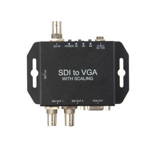Quality 3G-SDI To VGA Converter Video To IP Converter With Splitter 7.5V-15V wholesale