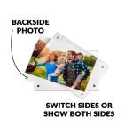 Digital Printing Clear Glass Picture Decoration Frame Double Sided For Still