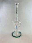 Glass Honeycomb Percolator Hookah Water Pipe Tobacco Bong
