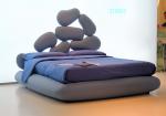 modern America style unique fabric bed furniture