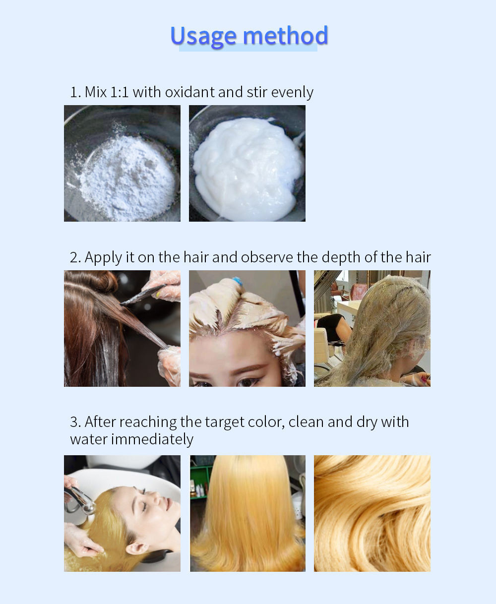 400ml Professional Hair Bleaching Cream For Men And Women Up To 9 Levels