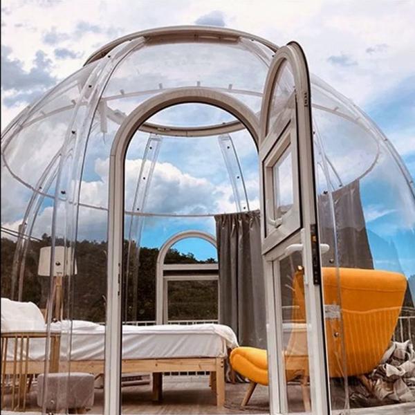 Elevate Your Outdoor Camping Experience Contemporary Star Rooms with Transparent