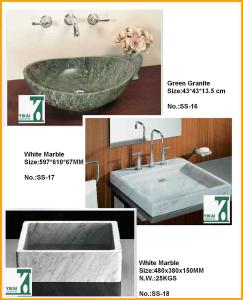 Quality Bathroom Vanity Granite Marble Round Bowl Pedestal Basin for Kitchen wholesale