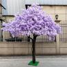 Buy cheap Safe Jacaranda Wood Purple Artificial Flower Tree Fire Retardant from wholesalers