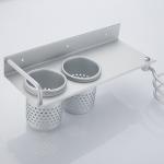 Bathroom Shelf Organizer Storage Rack SUS304 Stainless Steel Hair Dryer Storage
