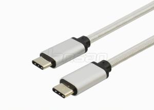 Quality Aluminum Foil 2A Nylon Braided Type C USB Cable For Mobile Phone FCC Certificate wholesale