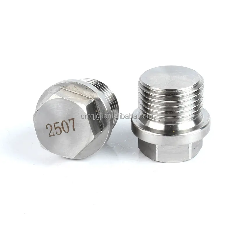 ALLOY Iron Carbon Steel Gr4.8 Gr8.8 Gr10.9 Gr12.9 ASTM A325 GR A B C Black Oxide Hexagon-duty Hexagon Head Pipe Plug DIN910