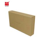 1-4C Kraft Paper Foldable Packaging Box Spot UV With Ribbon