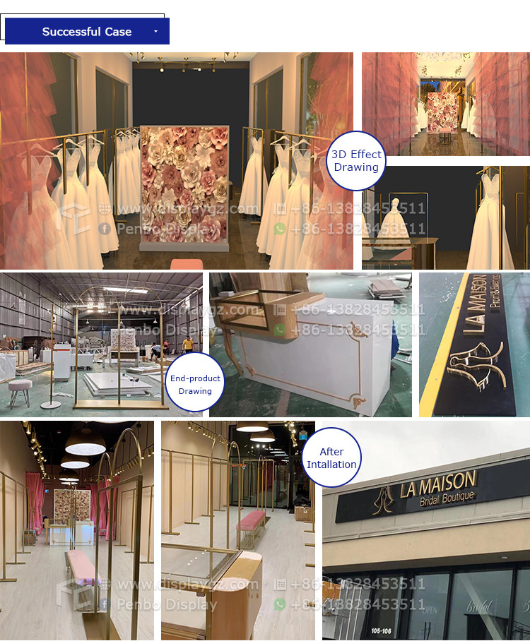 Monomer Design Retail Clothing Shop Rack Display EPE Foam Packaging