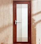 Bathroom Waterproof Aluminum Frosted Glass Door 1.4mm Thickness