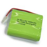 3.6V NiMH Battery Pack OEM AA Recharge Battery 3.6V 1500mAh