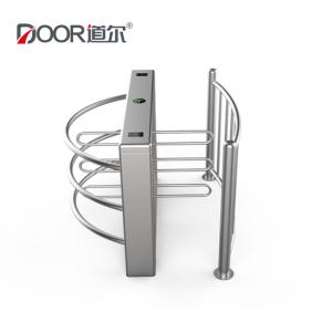 Quality Waist High Turnstile IC Card Reader Half Height Turnstile Barrier Gate For Stadiums Entrance Control wholesale
