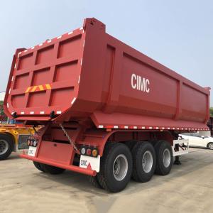 Quality CIMC 196 Hydraulic Cylinder 24V 40T Tipper Semi Trailer wholesale
