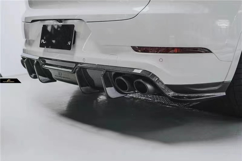 For Porsche Cayenne Coupe Carbon Fiber Body Kit Cayenne Coupe Upgraded FD-style Carbon Fiber Front Lip Diffuser Body Kit