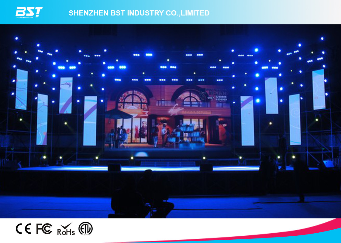Ultral Thin Rental Led Display Screen Pixel Pitch 4mm Indoor Led Display Billboard